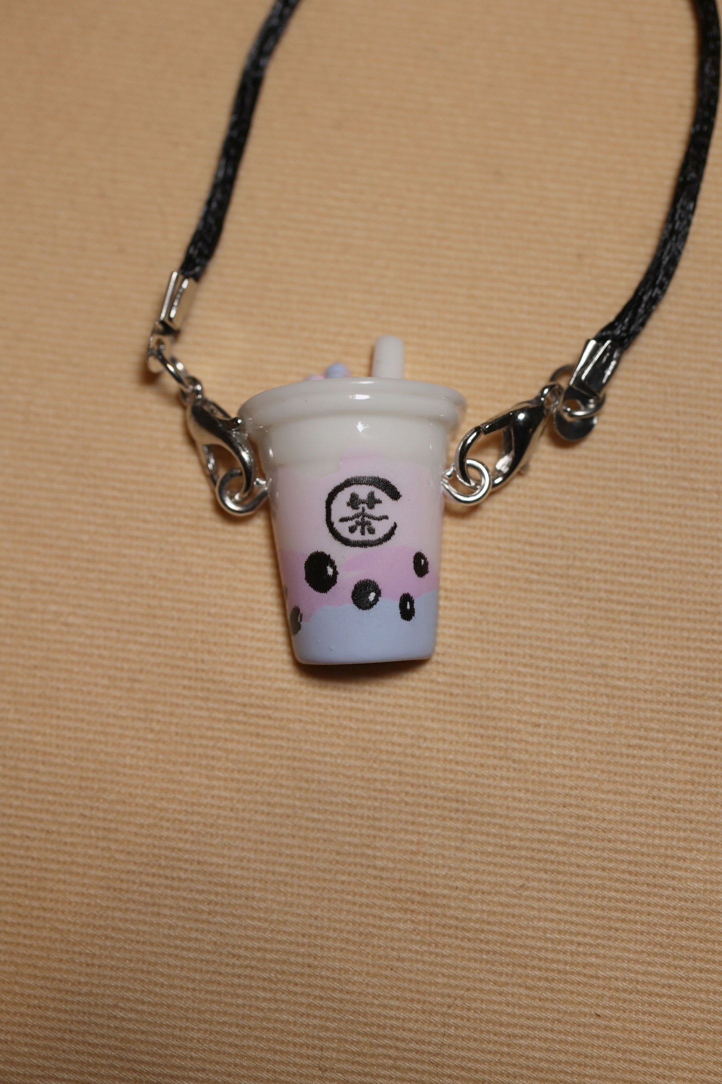 Taro Boba Milk Tea Charm