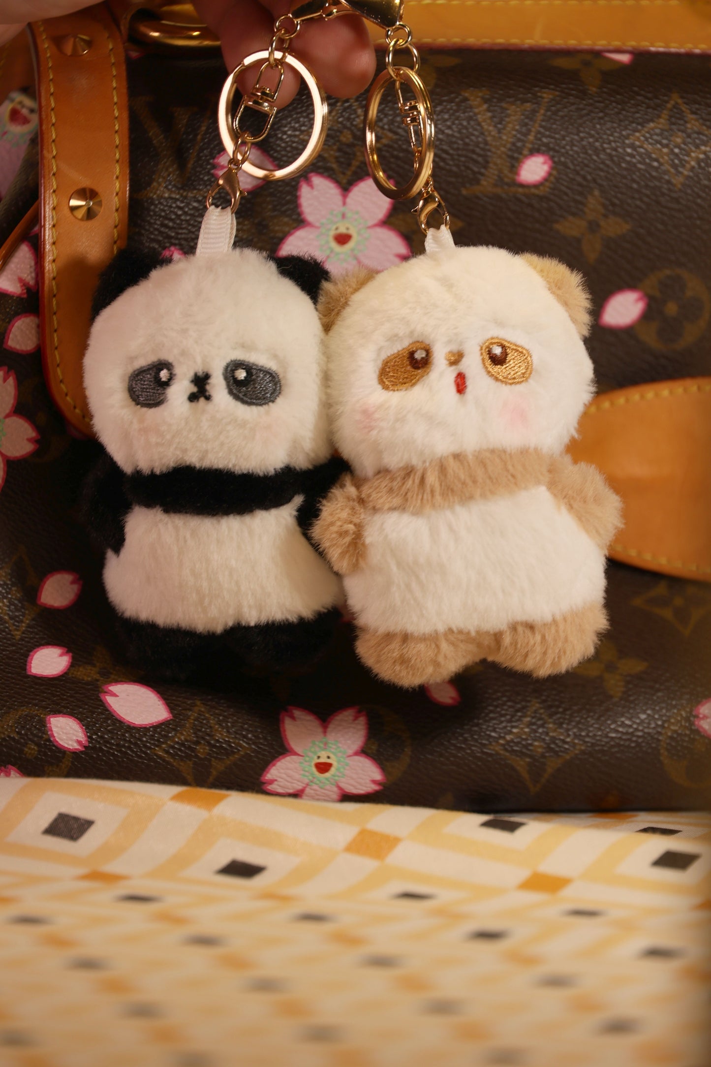 The Curious Explorer Panda Keychain