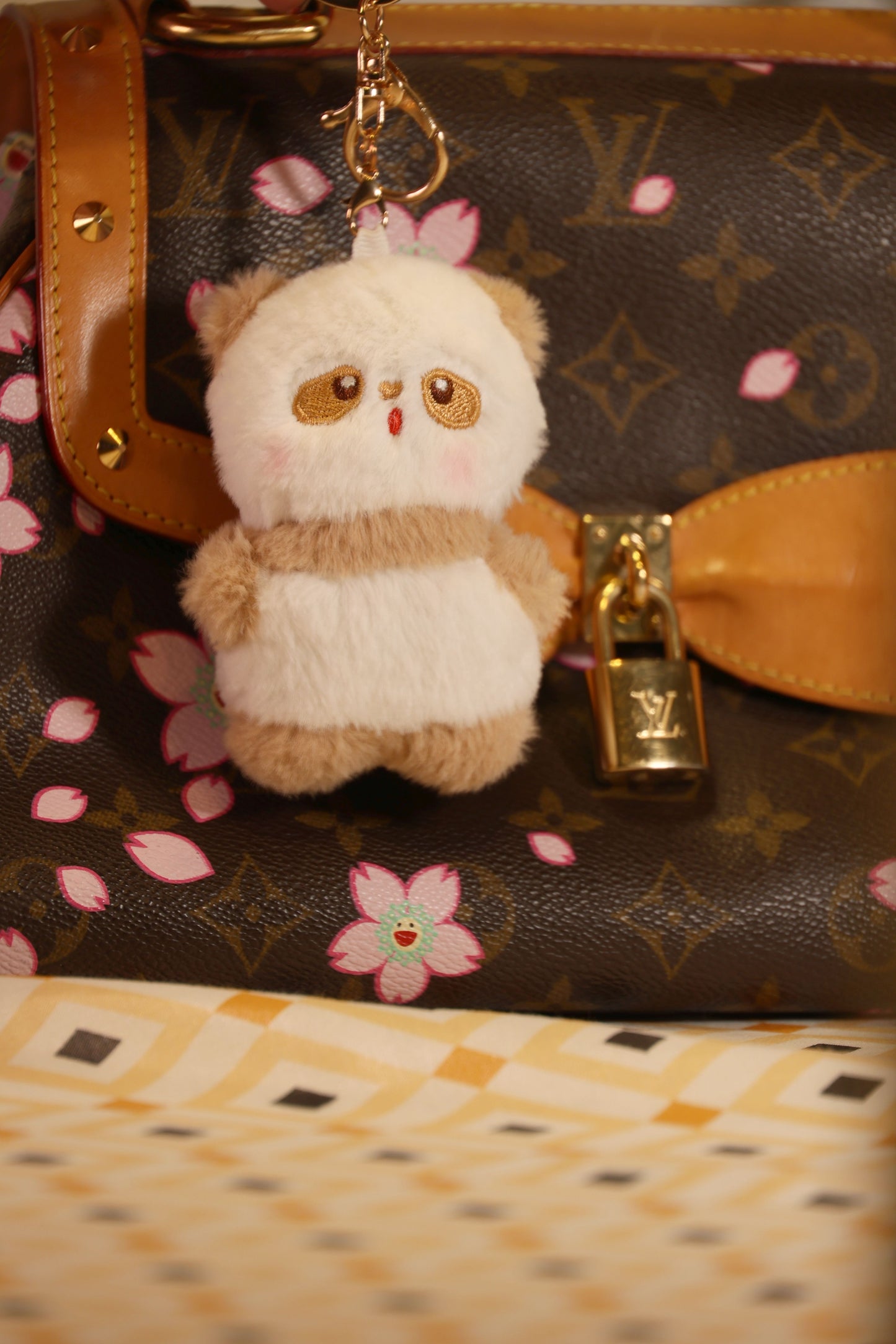 The Curious Explorer Panda Keychain