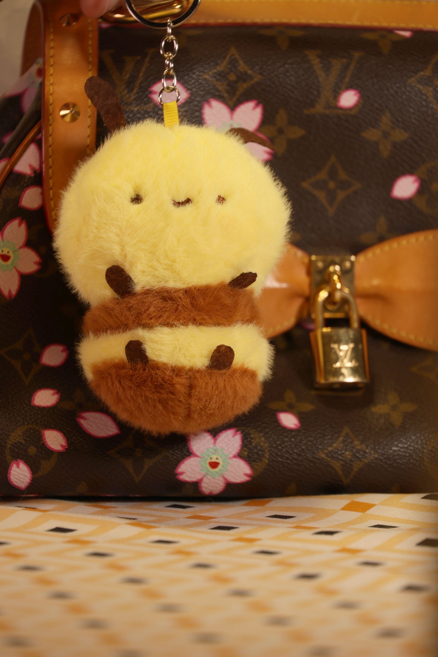The Buzzy Bee Keychain