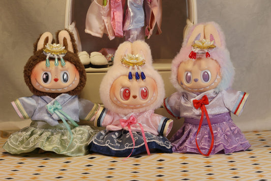 The Seoul Blossom Mini Hanbok Bundle (Set of 3)