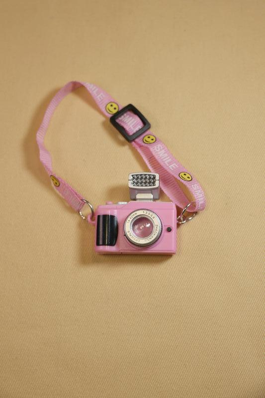 Pink Mini Camera for Labubu
