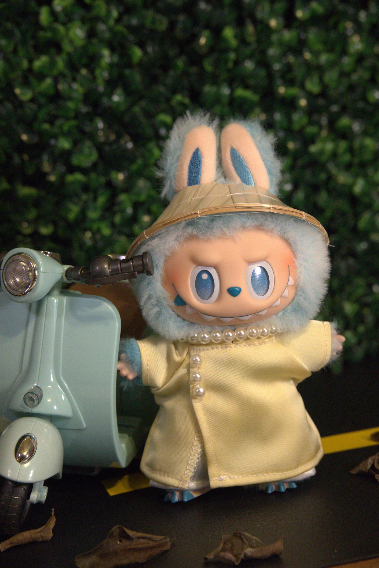 The Sunshine Yellow Mini Áo Dài Set for Labubu