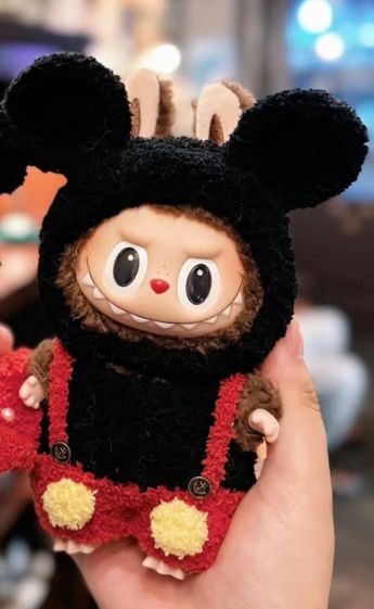 Black Mouse with Suspenders Outfit