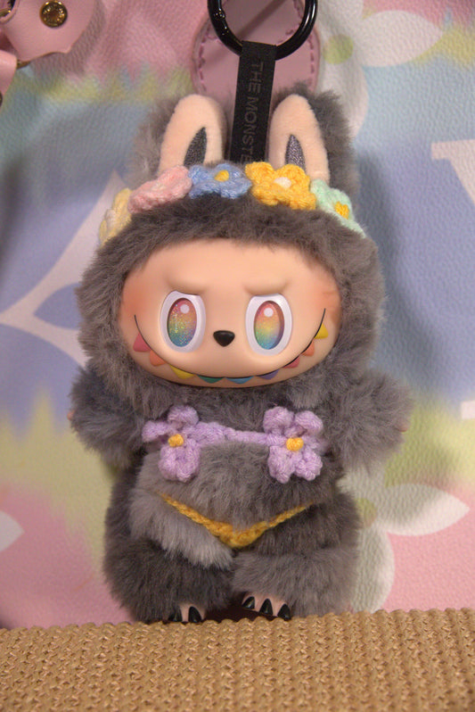 The Purple Flower Bikini for Labubu
